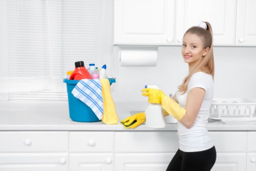 Person reviewing cookie settings on a carpet cleaning website