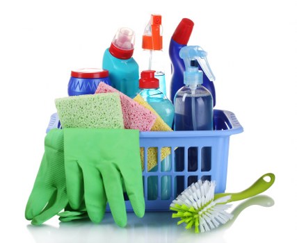 Charity donation and reuse activities connected to carpet cleaning materials